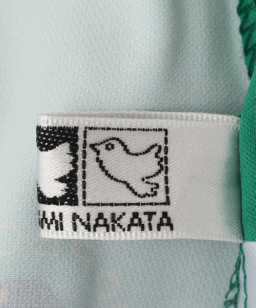 新品未使用 45R パンツ デニム ジャカードパンツ 鳥柄 藍染 日本製 Green Parks（グリーンパークス） パンツ WITH KURUMI.N 鳥柄イージー