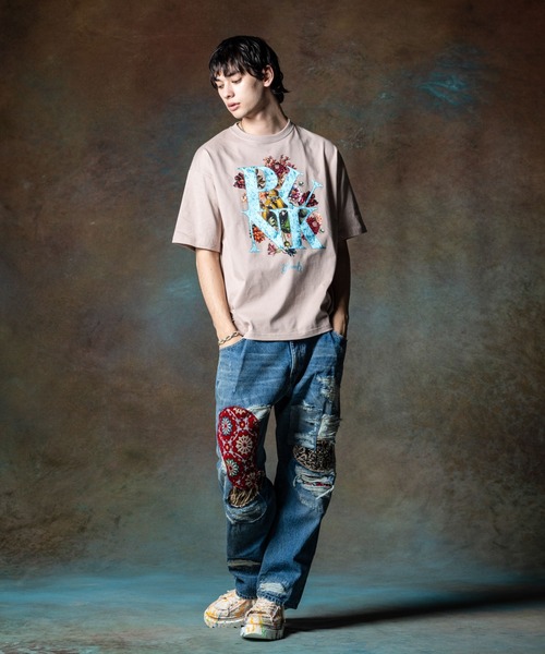 「glamb」 半袖Tシャツ M ホワイト メンズ_画像2
