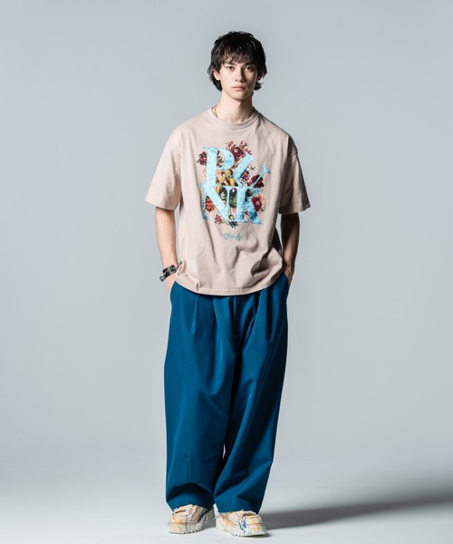 「glamb」 半袖Tシャツ M ホワイト メンズ_画像6