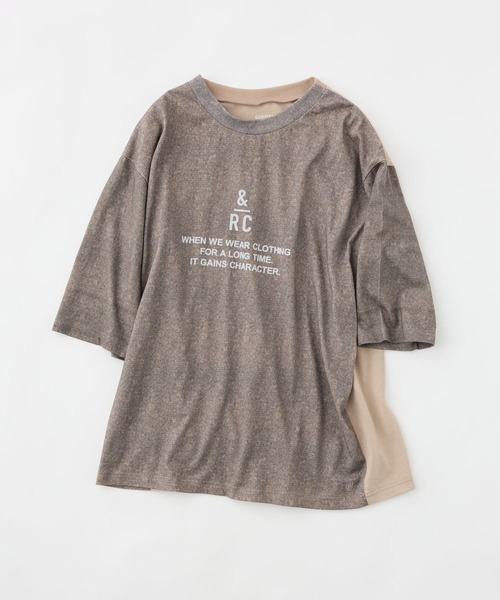 p*p様 カレンソロジーUNIVERSAL OVERALL別注Tシャツチャコール Curensology（カレンソロジー） tシャツ /「UNIVERSAL OVERALL」別注