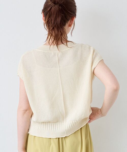 新品 モラビト ブラン ニットサマーセーター 38 le.coeur blanc（ルクールブラン） サマーニット ニット セーター