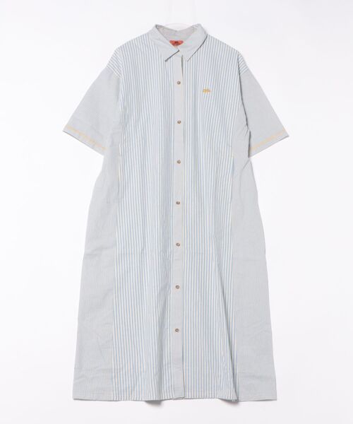 「KRIFF MAYER Lady's Collection」 シャツワンピース MEDIUM ピンク レディース_画像10