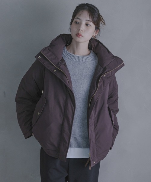 アーバンリサーチサニーレーベル　撥水スタンドダウンジャケット URBAN RESEARCH Sonny Label ダウンコート ダウンジャケット 撥水2WAY