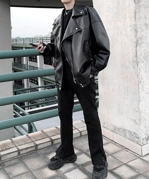 JOHNNY WOLF（ジョニーウルフ） 革ジャン ライダース XINGKE ドロップ