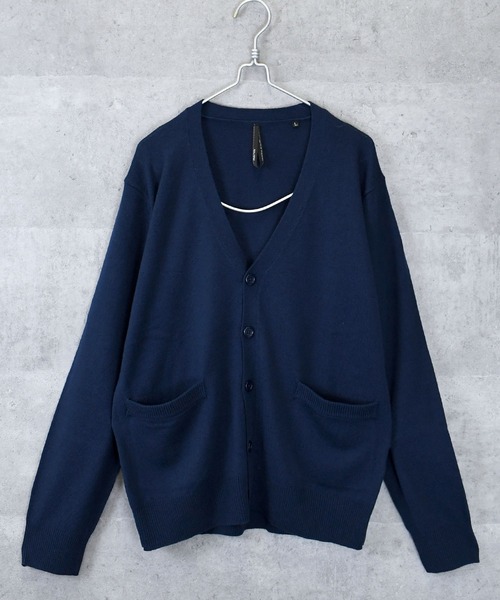 Anytime Songs セーター ニット Vネックカーディガン メンズ