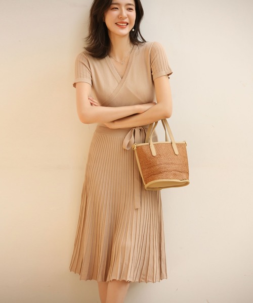 ワンピース カシュクールネックのウエスト切り替えプリーツサマーニットワンピース Zozotown Paypayモール店 通販 Paypayモール ワンピース カシュクールネックのウエスト切り替えプリーツサマーニットワンピース Zozotown Paypayモール店 通販 Paypayモール