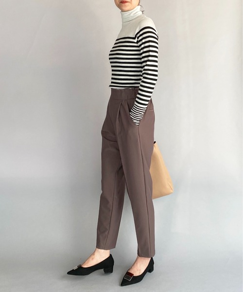 PICCIN ニット セーター ラメ入りハイネックニット レディース