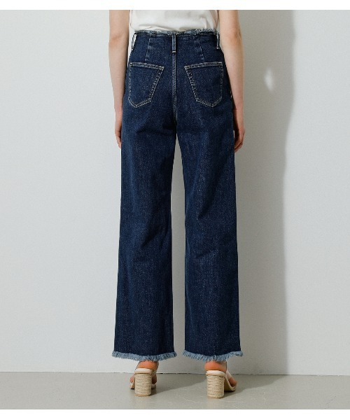 AZUL BY MOUSSY パンツ デニム ジーンズ FRINGE DENIM WIDE/フリンジ 