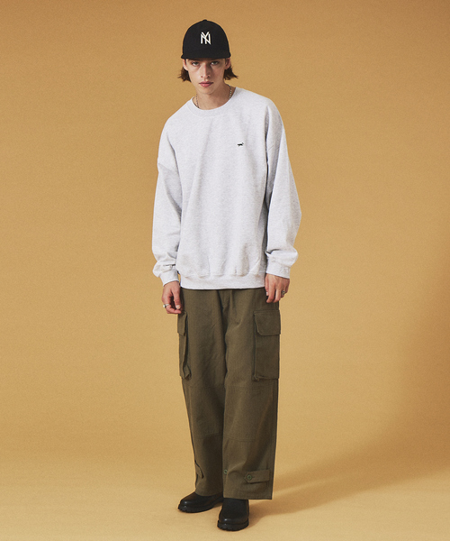 DEFIN ペネック フォックス ワッペン スウェットシャツ_バニラ PENNEYS トレーナー スウェット PENNYS THE FOX/ペニーズ キツネ