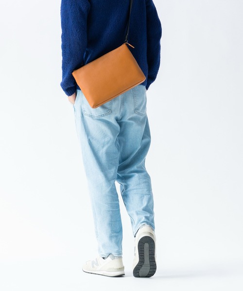 MURA（ムラ） ショルダーバッグ フルグレインレザー スキミング防止