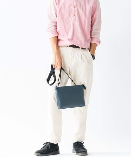 MURA（ムラ） ショルダーバッグ フルグレインレザー スキミング防止