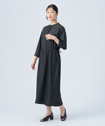 BEAMS HEART ワンピース 「3色展開」サイドリボン プリーツ