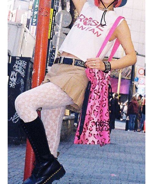 jouetie コラボROSE FAN FANショッパー jouetie ROSE FAN FAN ショッパートート BAG【コラボ】（ピンク