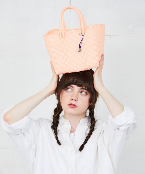 OJO DE MEX ハンドバッグ MEX/オホデメックス Plastico CAGO