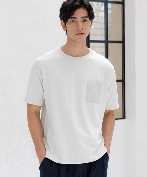 GLOBAL WORK tシャツ Tシャツ 冷感マルチファンクションT
