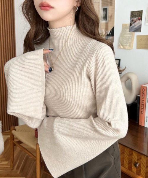 moment+ ニット セーター 「累計販売枚数1万枚突破！」12G プチ