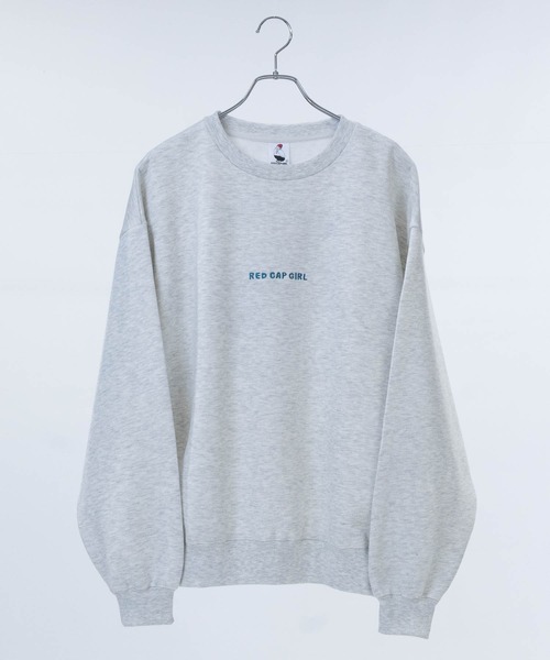 新品未使用RCW\"KNOW WHY“刺繍トレーナー　グレー38サイズ 胸ワンポイント刺繍スウェット | レディースファッション通販