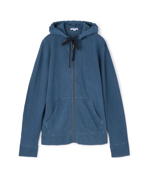 JAMES PERSE コットンテリージップアップパーカM