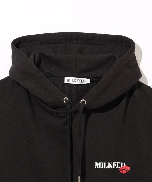 MILKFED.（ミルクフェド） パーカー KISS MARK SWEAT HOODIE