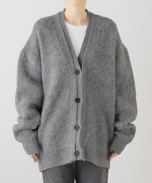 トップス TODAYFUL Brashed Vneck Cardigan CRM TODAYFUL カーディガン 「TODAYFUL / トゥデイフル」Brashed Vneck