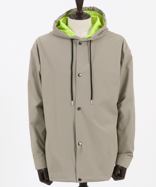 チャンミーさま　専用 CAMBIO シャツ ms5563- Back Side Vivid Color Mesh Hood Shirts