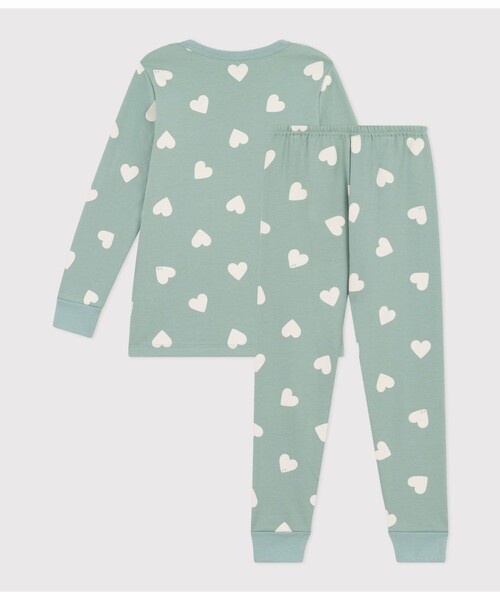 PETIT BATEAU（プチバトー） パジャマ 裏起毛長袖パジャマ キッズ 子供