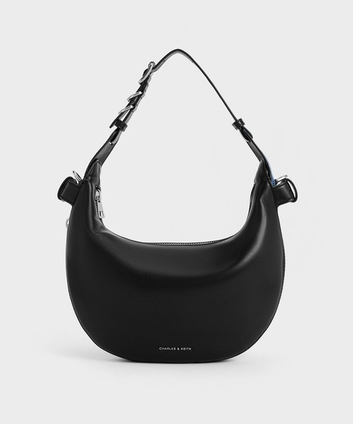 ☆ ☆ ソフトクレセントバッグ ホーボーバッグ CHARLES ＆ KEITH ショルダーバッグ バッグ Saskia サスキア
