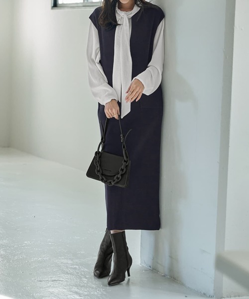  Creamy Chocolateジャンパースカート Innocent World｜ビクトリアンバッスルジャンパースカート（再販