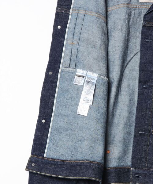 デニムジャケット gジャン TYPE I TRUCKER JACKET ROLL UP SELVEDGE メンズ