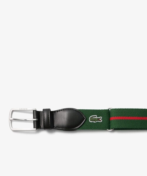 LACOSTE（ラコステ） ベルト クラシックボーダーテープベルト メンズ