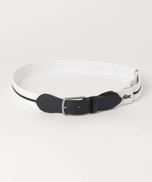 【LACOSTE】クラシックボーダーテープベルト クラシックボーダーテープベルト｜ラコステの通販｜&mall