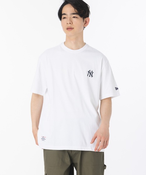 NEW ERA tシャツ ニューエラ 韓国企画 半袖Tシャツ MLBフラワー