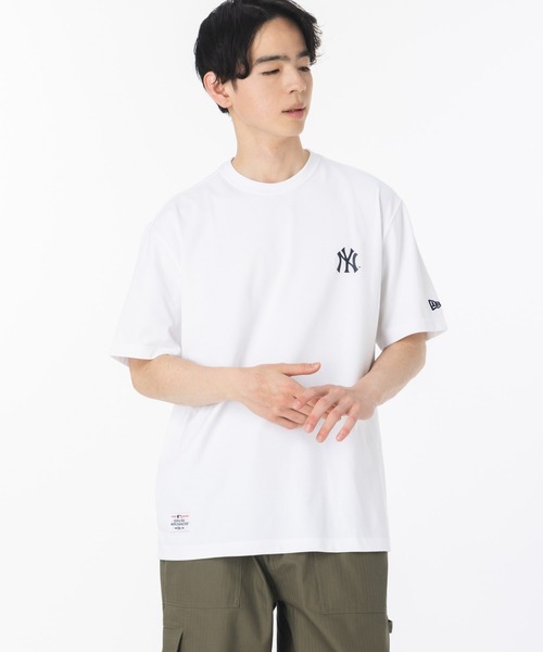【韓国】ニューエラ■LA■半袖ロゴTシャツ■送料込 NEW ERA tシャツ ニューエラ 半袖Tシャツ オーバーサイズ 手書き