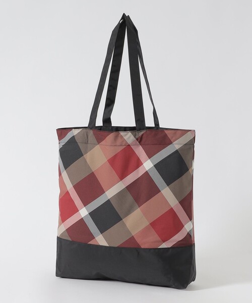 BLUE LABEL クレストブリッジチェックリボントートバッグ