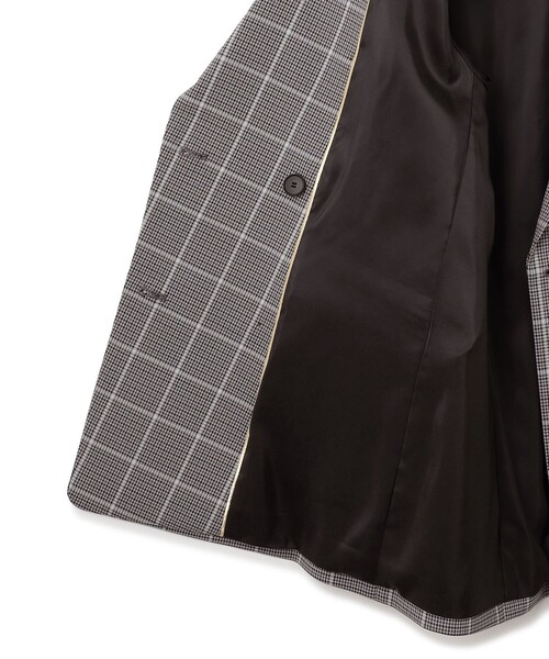 23区 ジャケット テーラードジャケット 「洗える」ガンクラブプレイド  