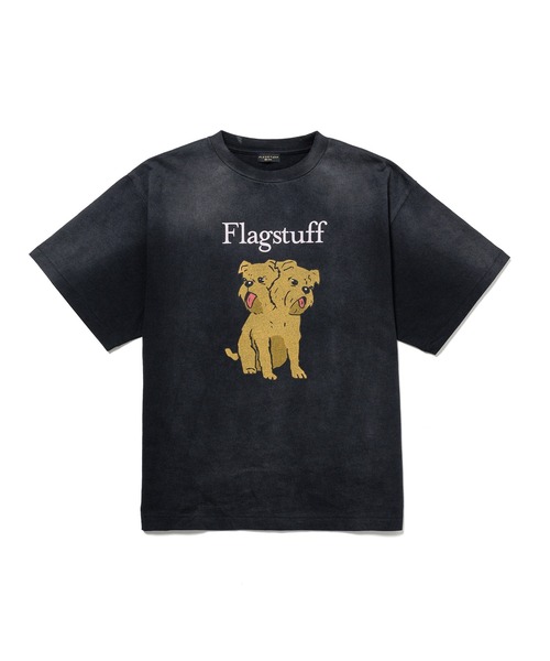 GLOGANG Tシャツ トートブレーカーTシャツ ブラック 関税込 F-LAGSTUF-F tシャツ フラグスタフ / ”BG” TEE ドッグ