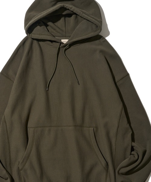 G.O.A ゴア パーカー フルジップ 綿100% 無地 カーキ レディース F