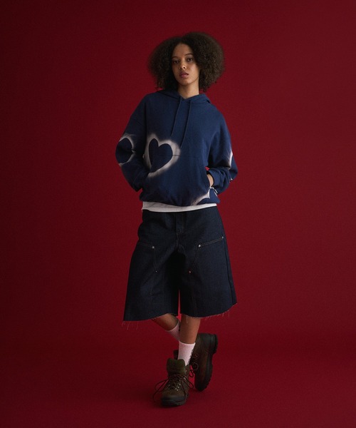 WISH FOR EVER（ウィッシュフォーエバー） パーカー HEART MOTIF