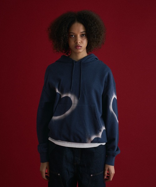 パーカー・フーディ LMC HEART BEAR HOODIE SA220 WISH FOR EVER パーカー HEART MOTIF DESIGN HOODIE/ハート