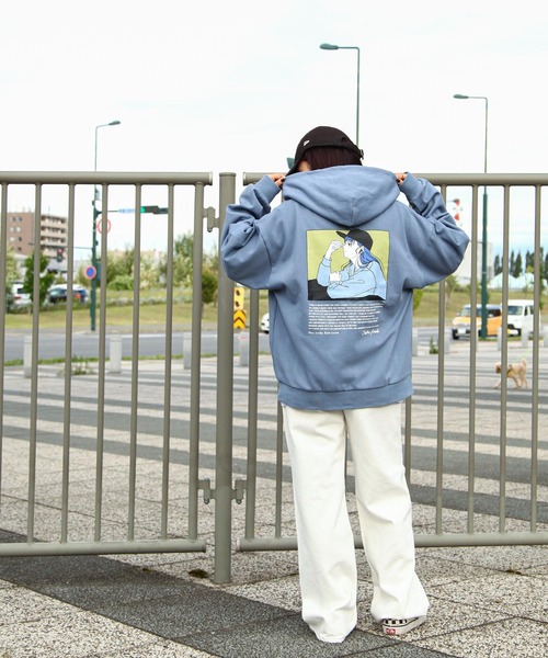 ZIP FIVE（ジップ ファイブ） パーカー 「Selfie freak」 イラスト