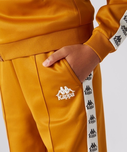 Kappa（カッパ） パンツ サイドライン入りロングジャージ キッズ 子供