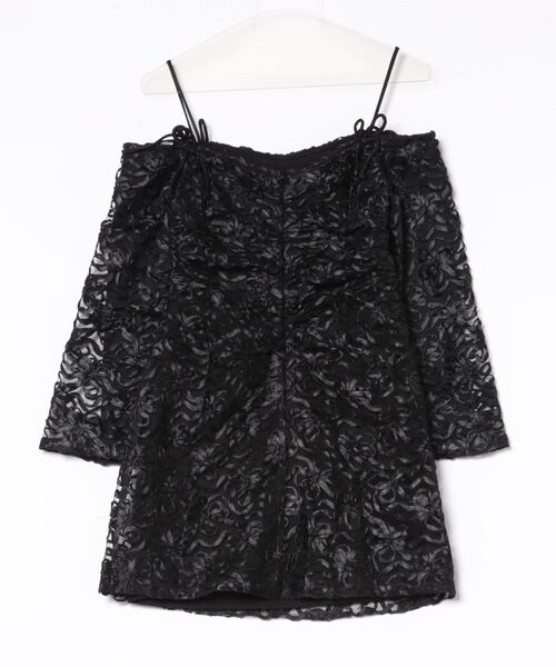 GANNI（ガニー） ワンピース GANNI Ribbon Tulle Mini Dress F8652
