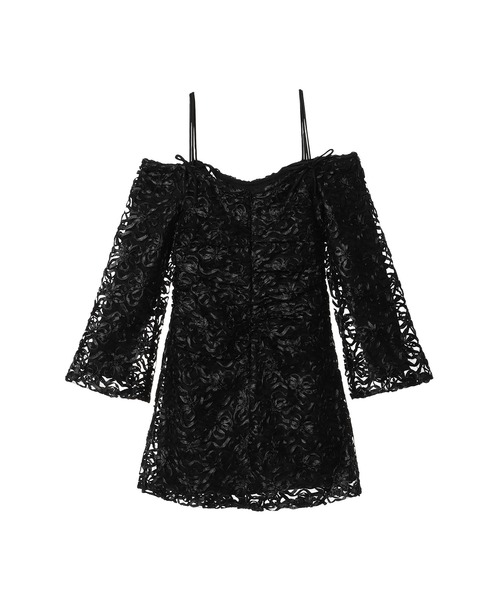GANNI（ガニー） ワンピース GANNI Ribbon Tulle Mini Dress F8652