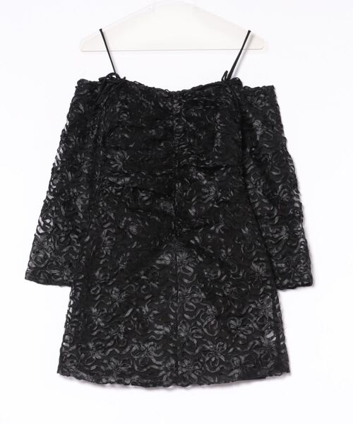 GANNI（ガニー） ワンピース GANNI Ribbon Tulle Mini Dress F8652