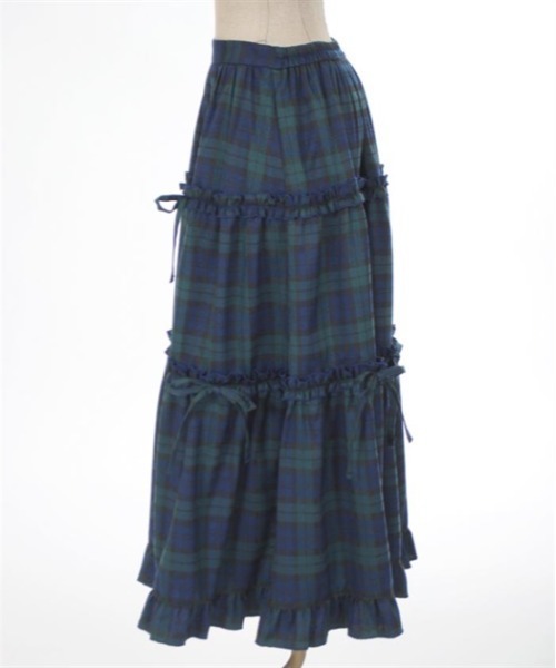 axes femme POETIQUE チェック柄ティアードスカート・新品 axes femme POETIQUE スカート チェック柄ティアードスカート