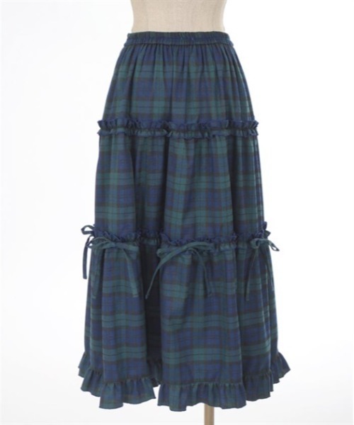 axes femme POETIQUE チェック柄ティアードスカート・新品 axes femme POETIQUE スカート チェック柄ティアードスカート