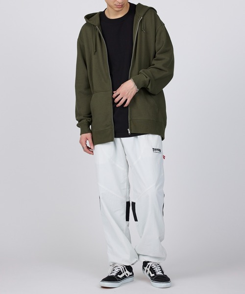 THRASHER パンツ 「THRASHER」ナイロンワッシャー裏メッシュ