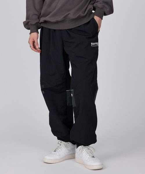 メーカー直売 - 人気ランキング THRASHER パンツ 「THRASHER」ナイロンワッシャー裏メッシュ ウェア