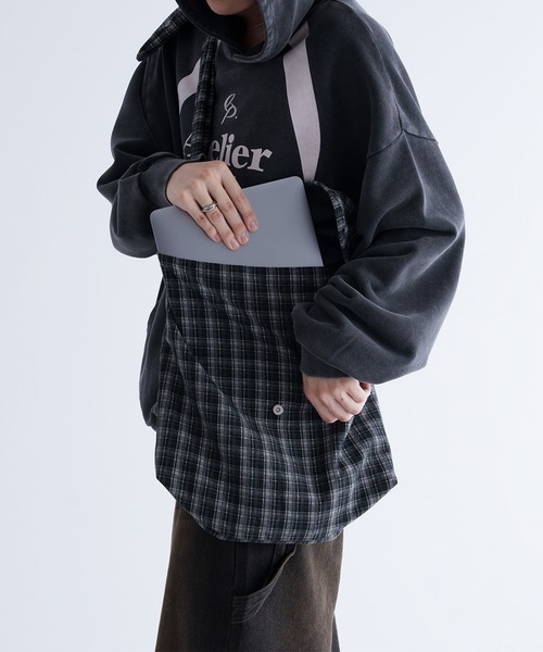 ショルダーバッグ 「EPNK」Knot check shoulder bag / ノットチェック 