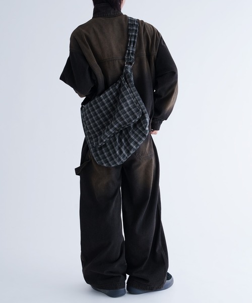 ショルダーバッグ 「EPNK」Knot check shoulder bag / ノットチェック 